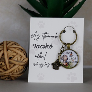 Kutyás kulcstartó - Tacskó - táska & tok - kulcstartó & táskadísz - kulcstartó - Meska.hu