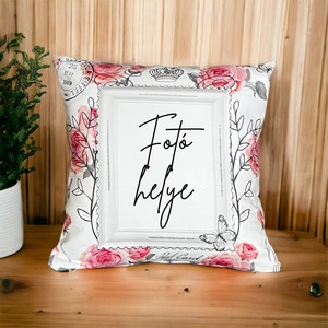 Fényképes párnahuzat - rózsa - Meska.hu