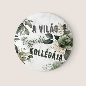 Hűtőmágnes-A világ legjobb kollégája, Otthon & Életmód, Konyhafelszerelés, tálalás, Konyhai dekoráció, Hűtőmágnes, Mindenmás, MESKA