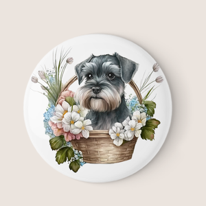 Hűtőmágnes-Schnauzer, Otthon & Életmód, Konyhafelszerelés, tálalás, Konyhai dekoráció, Hűtőmágnes, Mindenmás, MESKA