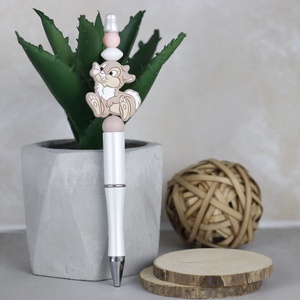 Egyedi toll-Toppancs nyuszi (Bambi), Otthon & Életmód, Papír, írószer, Ceruza & Toll, Mindenmás, MESKA