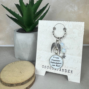 Kulcstartó - Opál angyal, Táska & Tok, Kulcstartó & Táskadísz, Kulcstartó, Mindenmás, MESKA