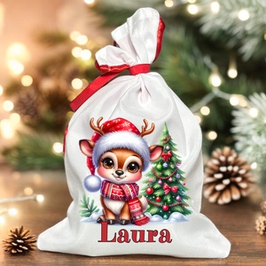 Egyedi mikulás zsák- bármilyen névvel, Karácsony, Mikulás, Mikulás zsák, Mindenmás, MESKA