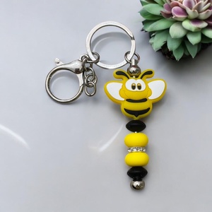 Egyedi méhecskés kulcstartó, Táska & Tok, Kulcstartó & Táskadísz, Kulcstartó, Mindenmás, MESKA