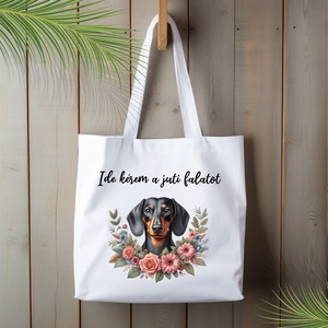 Bevásárlótáska - ( egyedi szöveggel ), Táska & Tok, Bevásárlás & Shopper táska, Shopper, textiltáska, szatyor, Mindenmás, MESKA
