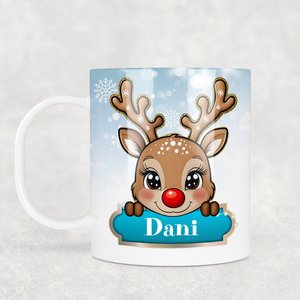 Névre szóló bögre - Szarvasfiú, Otthon & Életmód, Konyhafelszerelés, tálalás, Tálalás, Bögre & Csésze, Decoupage, transzfer és szalvétatechnika, MESKA