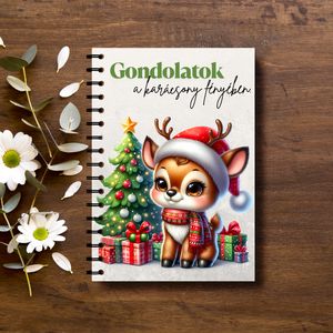 Egyedi füzet - Szarvas, Otthon & Életmód, Papír, írószer, Jegyzetfüzet & Napló, Mindenmás, MESKA