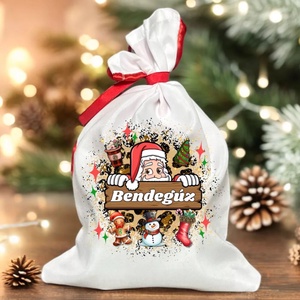 Egyedi mikulás zsák- bármilyen névvel - Meska.hu