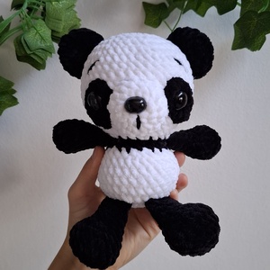 Panda maci - játék & sport - plüssállat & játékfigura - maci - Meska.hu