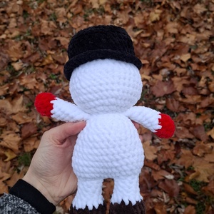 Hóember - játék & sport - plüssállat & játékfigura - más figura - Meska.hu