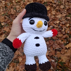 Hóember - játék & sport - plüssállat & játékfigura - más figura - Meska.hu