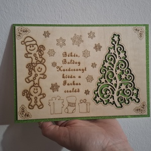 Karácsonyi lap - Meska.hu