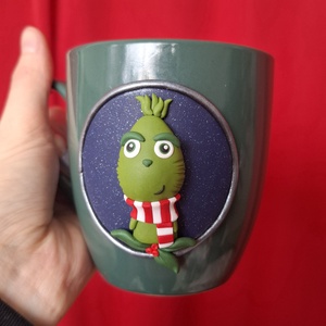 Grincs bögre, Otthon & Életmód, Konyhafelszerelés, tálalás, Tálalás, Bögre & Csésze, Agyagozás, MESKA