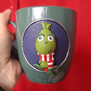 Grincs bögre - otthon & életmód - konyhafelszerelés, tálalás - tálalás - bögre & csésze - Meska.hu