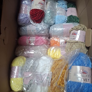Himalaya Velvet fonal - kellékek & szerszámok - rövidáru - fonal, cérna - pamutfonal - Meska.hu