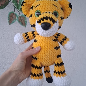 Tigris, Játék & Sport, Plüssállat & Játékfigura, Más figura, Horgolás, MESKA