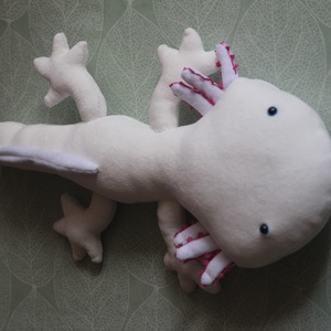 Axolotl - játék & sport - plüssállat & játékfigura - más figura - Meska.hu