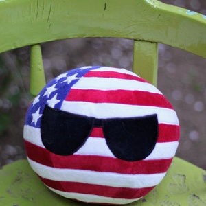 USA Countryball - játék & sport - plüssállat & játékfigura - más figura - Meska.hu
