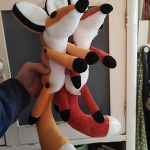 Kis herceg rókája sötétnarancs  - játék & sport - plüssállat & játékfigura - róka - Meska.hu