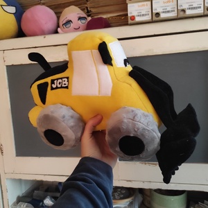 JCB homlokrakodó plüss járgány, Játék & Sport, Plüssállat & Játékfigura, Robot & Gép, Varrás, MESKA