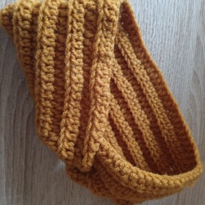 Horgolt fejpánt - ruha & divat - sál, sapka, kendő - fejpánt - Meska.hu