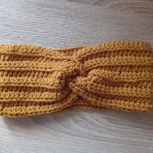 Horgolt fejpánt - ruha & divat - sál, sapka, kendő - fejpánt - Meska.hu