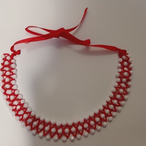 Elegáns gyöngy nyakék  - ékszer - nyaklánc - gyöngyös nyaklánc - Meska.hu