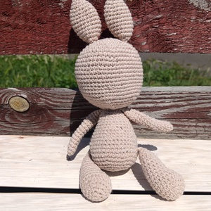 Horgolt nyuszi   - játék & sport - plüssállat & játékfigura - nyuszi - Meska.hu