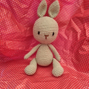 Horgolt nyuszi   - játék & sport - plüssállat & játékfigura - nyuszi - Meska.hu