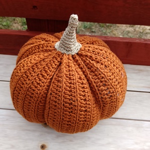 Horgolt tök  - otthon & életmód - dekoráció - halloween - halloweeni dekoráció - Meska.hu