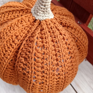 Horgolt tök  - otthon & életmód - dekoráció - halloween - halloweeni dekoráció - Meska.hu