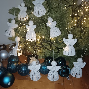 10 db horgolt angyalka - Meska.hu