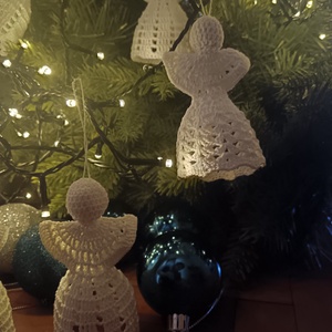 10 db horgolt angyalka - Meska.hu