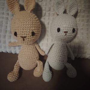 2 db horgolt nyuszi - Meska.hu