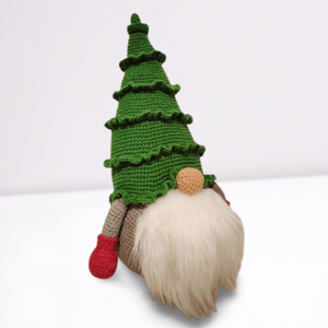 Horgolt fenyőfa manó - karácsony - karácsonyi lakásdekoráció - karácsonyfa, grincsfa - Meska.hu