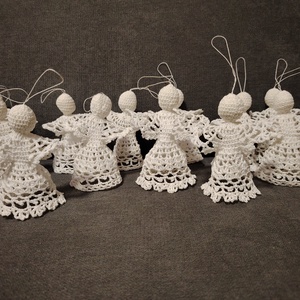 Horgolt angyalkák  - Meska.hu