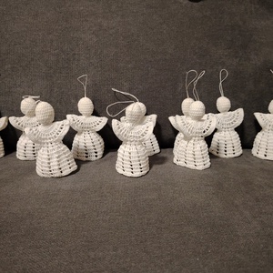 10 db horgolt angyalka - Meska.hu