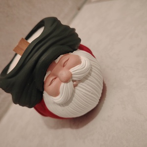 Mikulásos gyertya - karácsony - karácsonyi lakásdekoráció - karácsonyi illatgyertya, mécses - Meska.hu