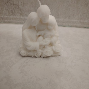 Szent Család gyertya - karácsony - adventi díszek - adventi gyertyadíszek és koszorúdíszek - Meska.hu