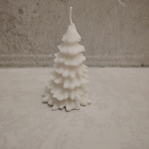 Fenyőfa gyertya, Karácsony, Karácsonyi lakásdekoráció, Karácsonyi illatgyertya, mécses, Gyertya-, mécseskészítés, MESKA