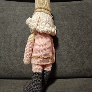 Horgolt diótörő - karácsony - karácsonyi lakásdekoráció - karácsonyi manók, figurák - Meska.hu