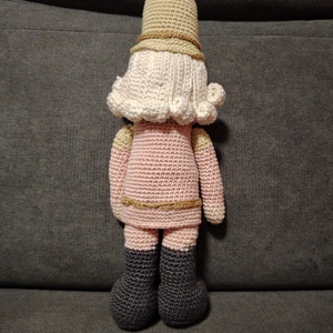 Horgolt diótörő - karácsony - karácsonyi lakásdekoráció - karácsonyi manók, figurák - Meska.hu