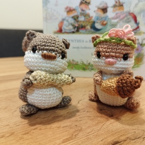 Szerelmes mókus pár - játék & sport - plüssállat & játékfigura - más figura - Meska.hu