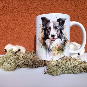 Kutyás bögre - Border Collie - otthon & életmód - konyhafelszerelés, tálalás - tálalás - bögre & csésze - Meska.hu