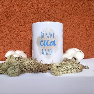 Cicás bögre - Büszke gazdi - otthon & életmód - konyhafelszerelés, tálalás - tálalás - bögre & csésze - Meska.hu