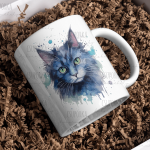 Cicás bögre - Maine Coon 2, Otthon & Életmód, Konyhafelszerelés, tálalás, Tálalás, Bögre & Csésze, Decoupage, transzfer és szalvétatechnika, MESKA