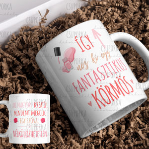 Legjobb bögre - legjobb körmös, Otthon & Életmód, Konyhafelszerelés, tálalás, Tálalás, Bögre & Csésze, Decoupage, transzfer és szalvétatechnika, MESKA