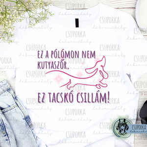 Tacsis unisex póló - Csillám, Ruha & Divat, Női ruha, Póló, felső, , MESKA