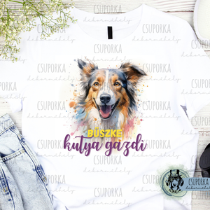 Kutyás unisex póló - ausztrál juhász, Ruha & Divat, Női ruha, Póló, felső, , MESKA