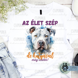 Kutyás unisex póló - Pittbull - Meska.hu